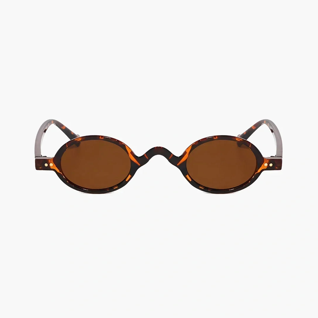 Lightweight Striped Sunglasses – Scratch-Resistant Lenses, Comfortable Fit