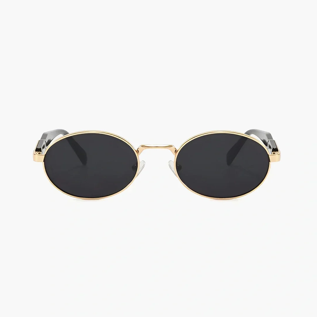 Striped Sunglasses with UV400 Lenses – Light Frame, Suits Many Faces