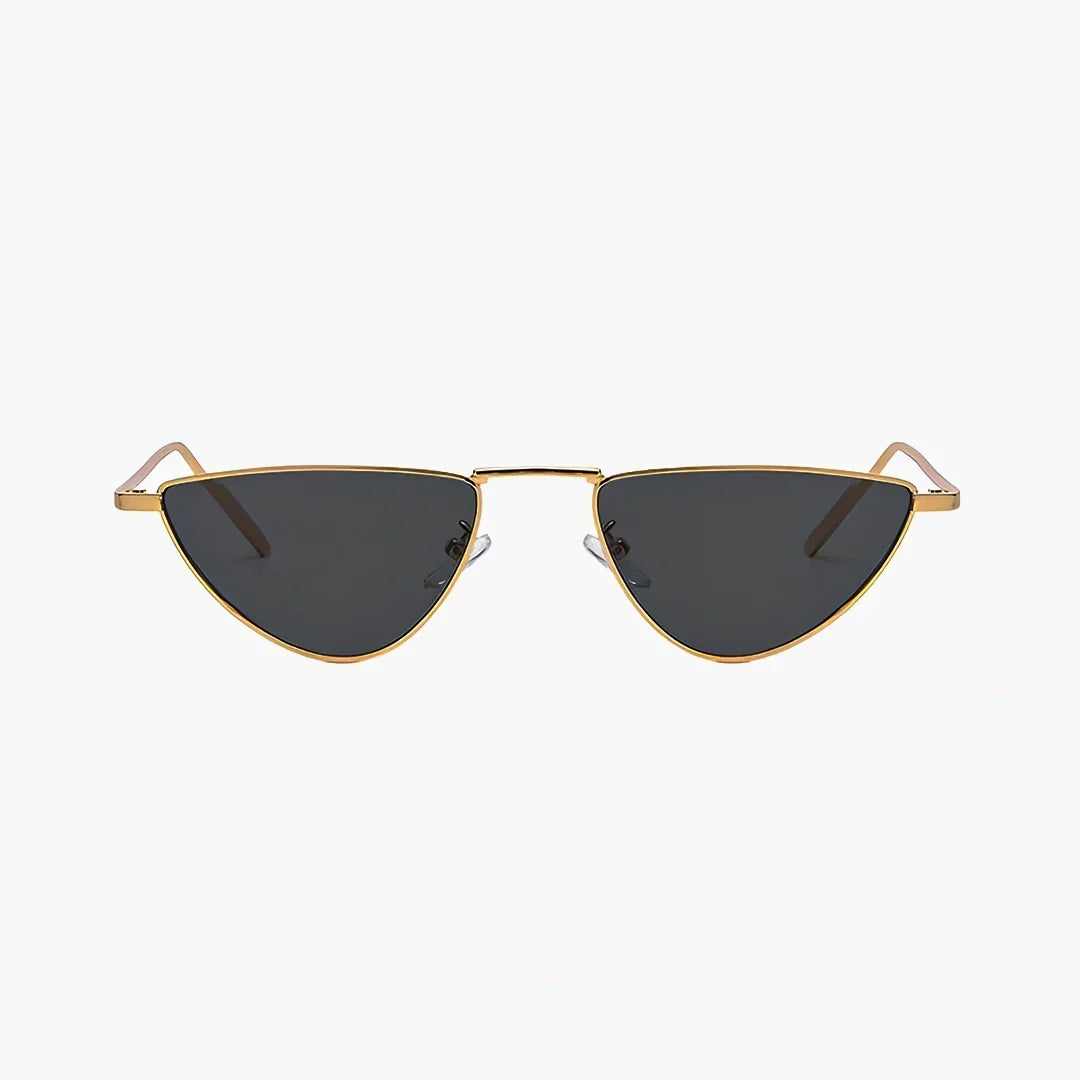 Classic-Shape Sunglasses – Light Frame, UV400 Lenses, Wide Face Fit