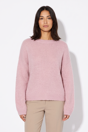 Women's Fine Knit Everyday Sweater in Pink