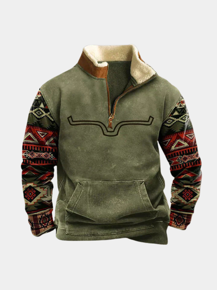 Breathable Soft Knit Sweater for Men – Ribbed Cuffs and Hem, Easy Layering