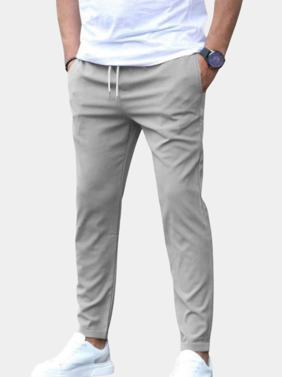 Smart Casual Pants for Men – Comfortable Waistband, Clean Line Through the Leg