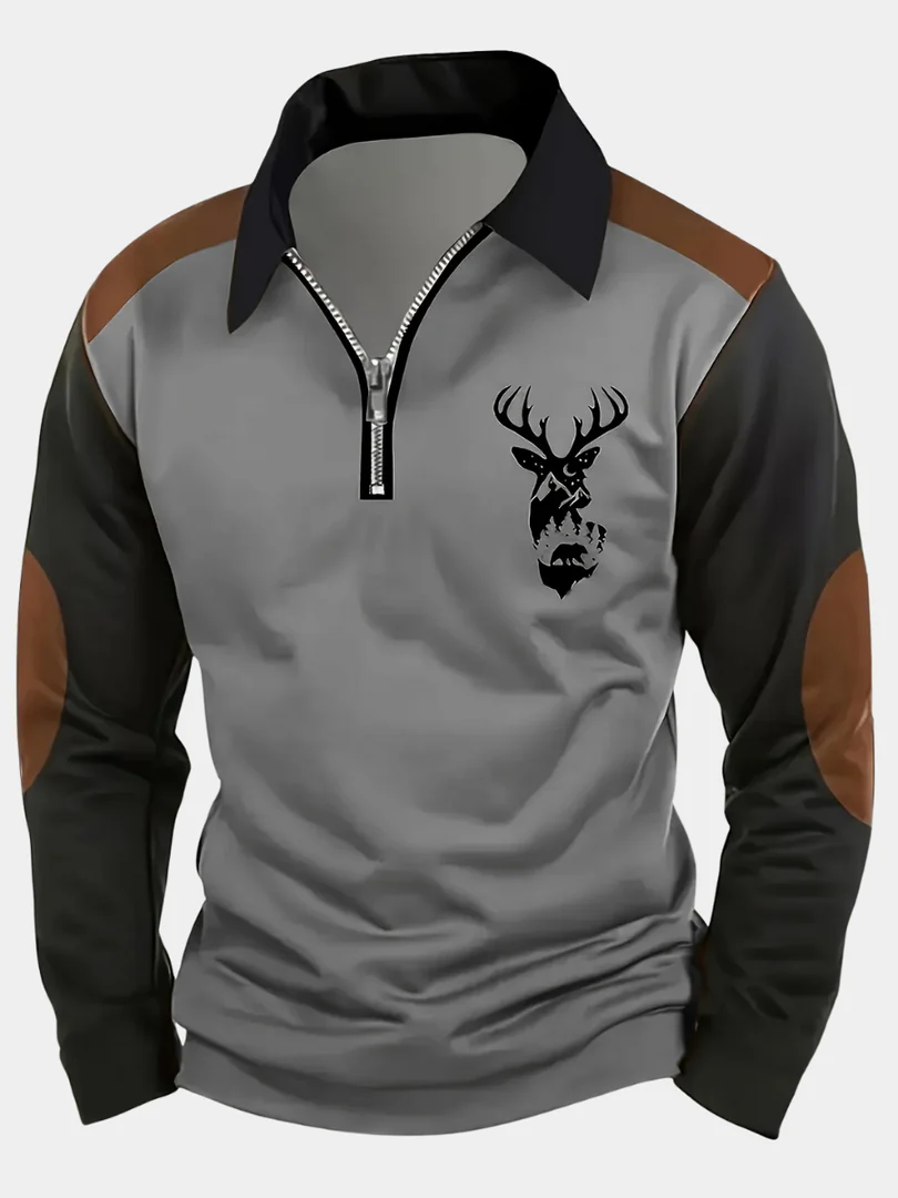 Timeless Knitted Sweater for Men – Soft Construction, Ribbed Cuffs