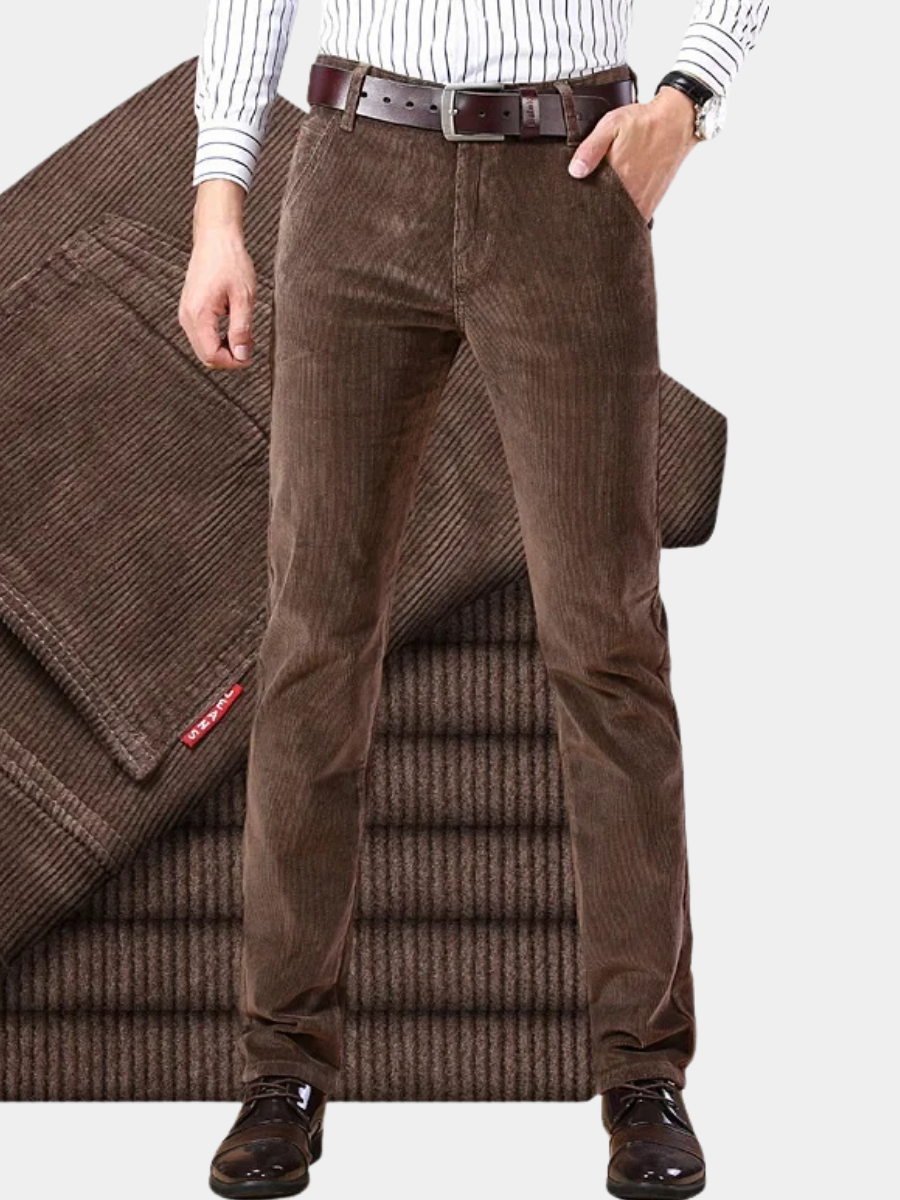Faux Leather Pants for Men – Leather-Look Finish, Relaxed Fit, Clean Leg Line