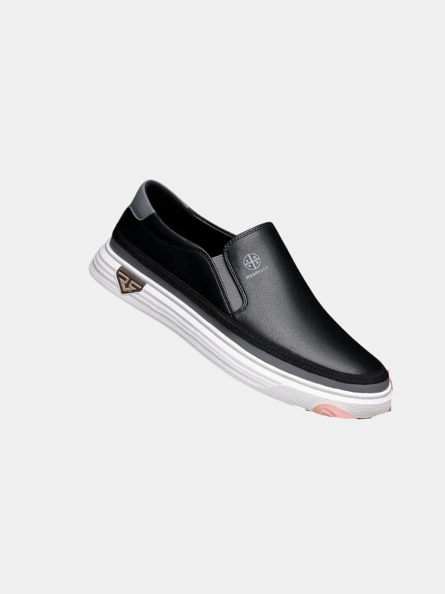 Lace-Up Padded Shoes for Men – Cushioned Insole, Flexible Lightweight Sole