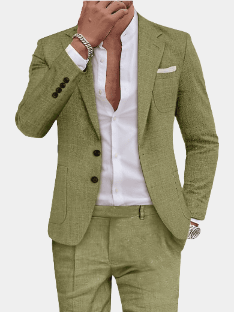 Summer Two-Piece Set for Men – Relaxed Fit, Timeless Shape, Mix and Match