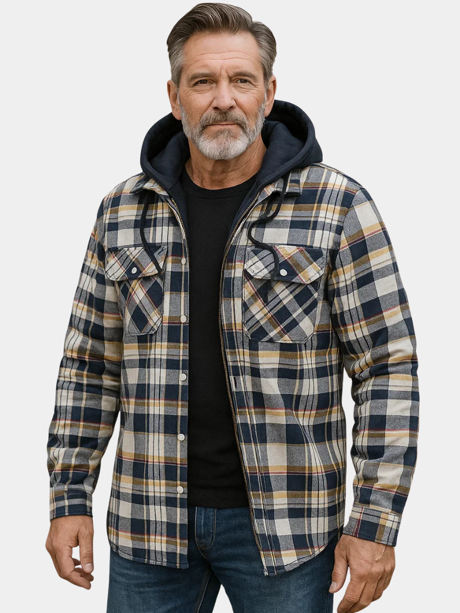 Lightweight Warm-Lined Jacket for Men – Relaxed Fit, Breathable Fabric