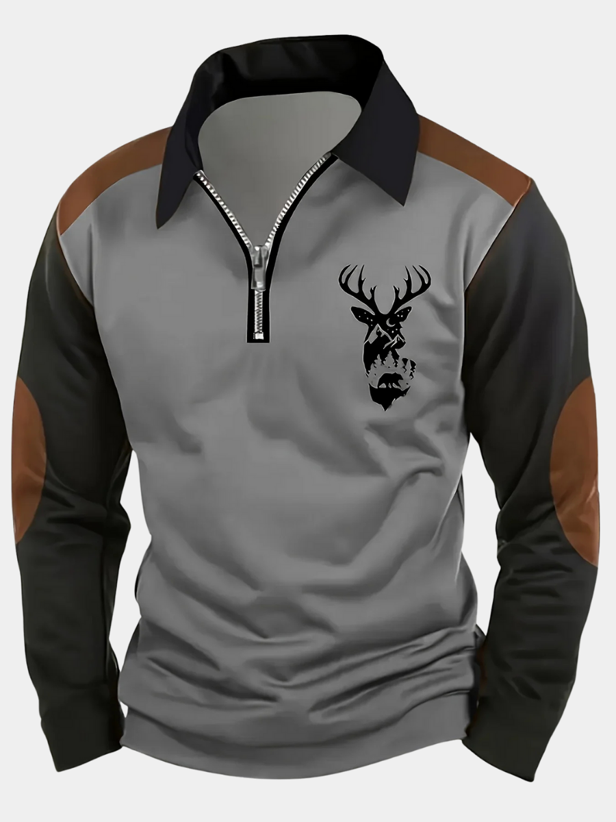 Relaxed Fit Knit Sweater for Men – Warm Lining, Soft Knitted Construction