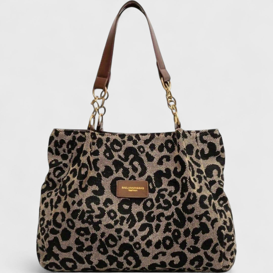 Printed Shoulder Bag – All-Over Print, Roomy Interior, One Size