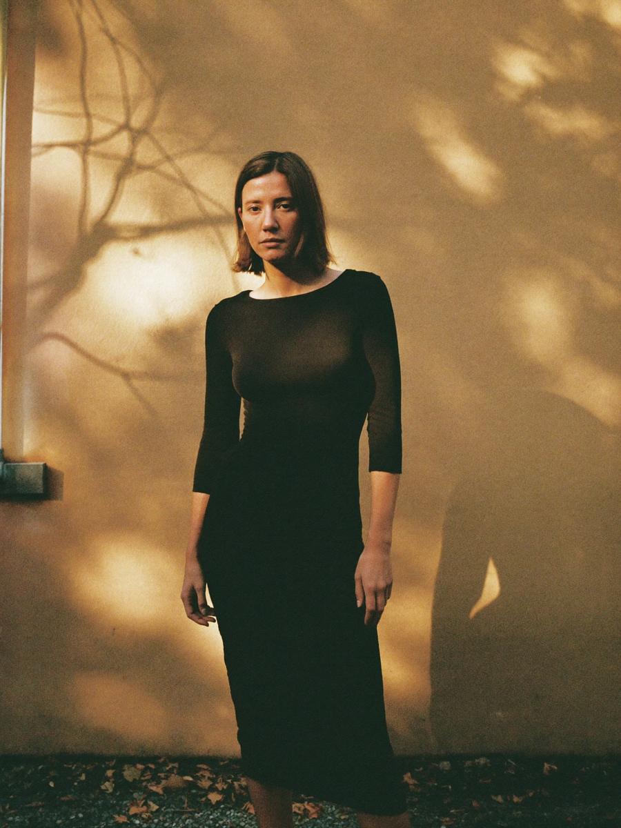 Black midi dress