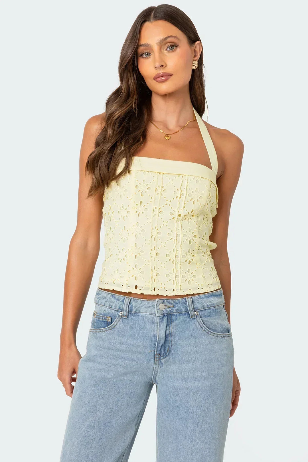 Bohemian Top for Women – Clean Neckline, Easy Fit, Layers Under Jackets