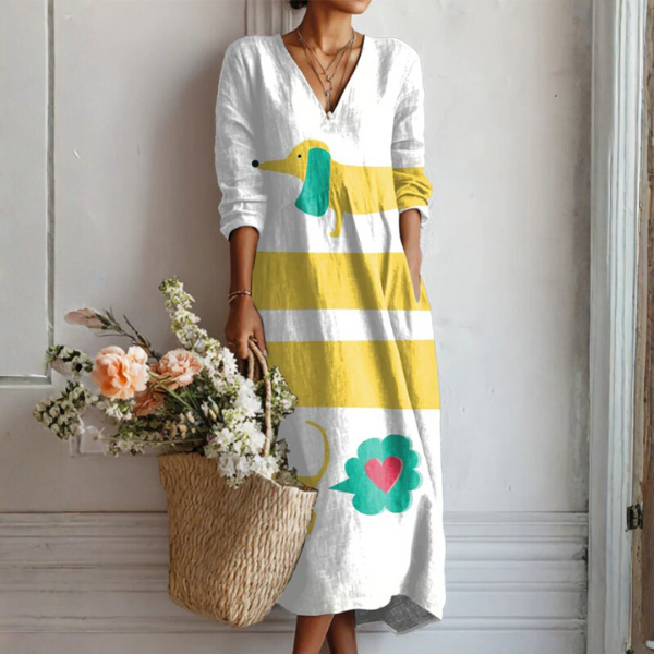 Relaxed Pocket Dress for Women – Easy Movement, Lightweight Breathable Feel