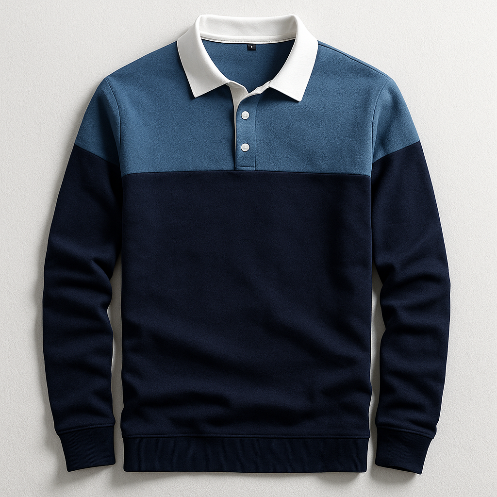 Cotton-Rich Knit Polo Shirt for Women – Button Placket, Relaxed Fit