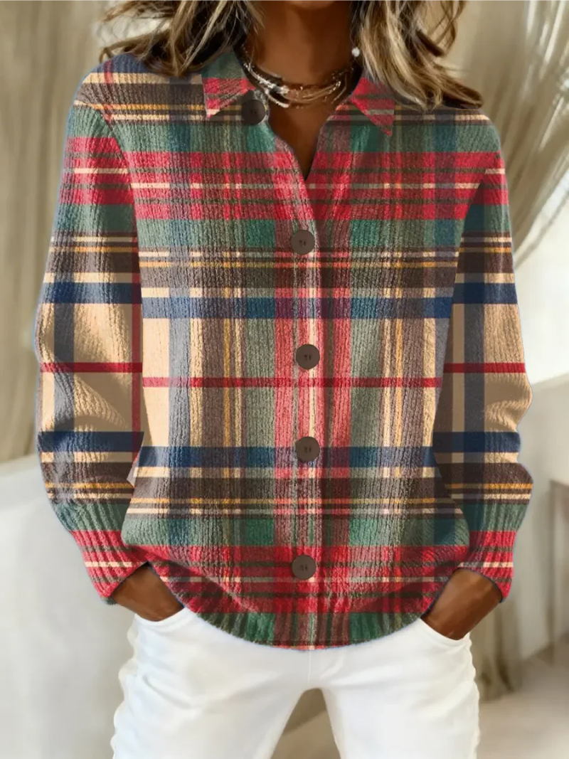 Relaxed Soft Knit Cardigan for Women – Softly Structured Shoulders, Clean Front