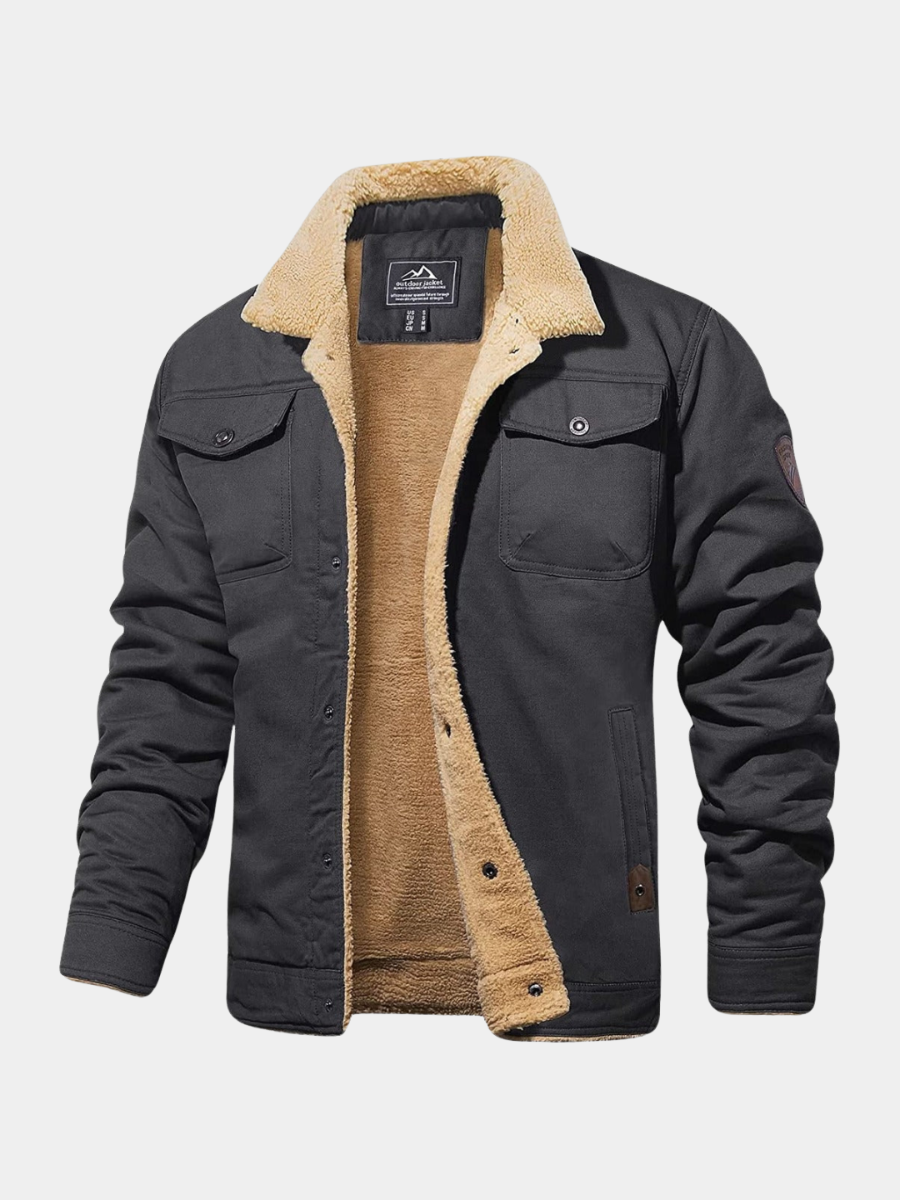 Timeless Warm Jacket for Women – Lined, Clean Front Closure, Soft Shoulders