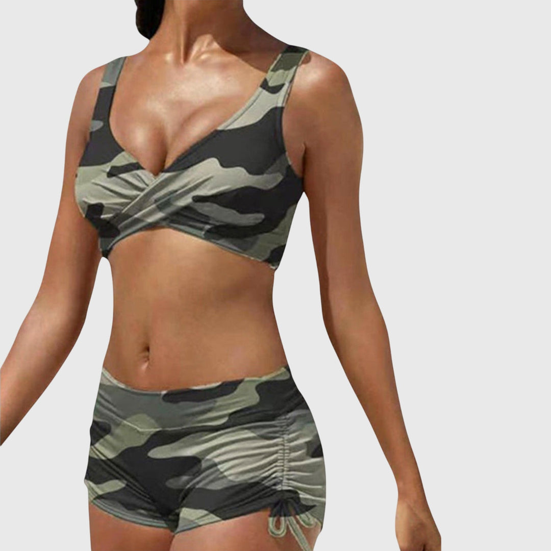 Timeless Beach Bikini Set for Women – Stretch Fabric, Quick-Drying