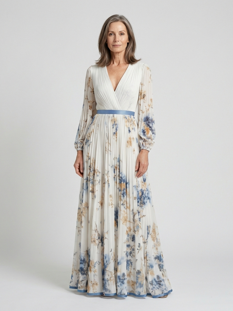 Floral Maxi Dress for Women – Comfortable Through the Body, Easy Movement