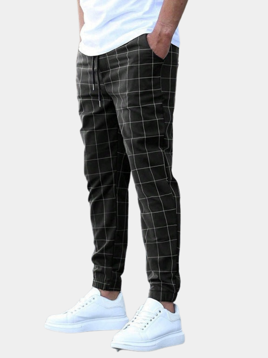 Belted Wrap-Front Pants for Women – Lightweight Fabric, Side Pockets
