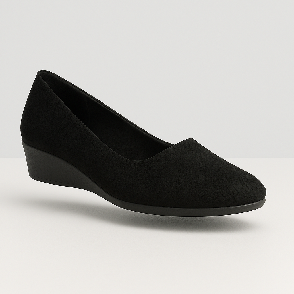 Wedge Heel Pumps for Women – Non-Slip Sole, Cushioned Insole, Smooth Lining