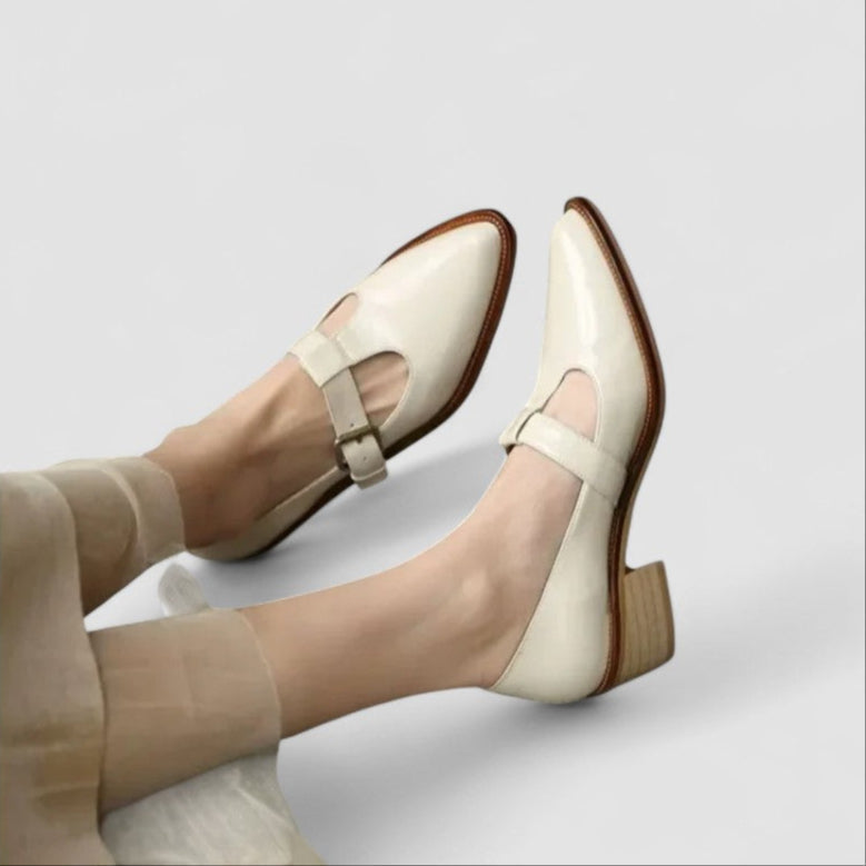 Square Toe Heeled Sandals for Women – Cushioned Footbed, Easy Slip-On