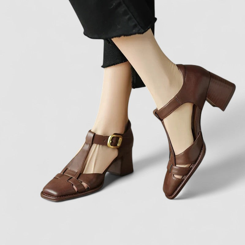 Heeled Mary Jane Shoes for Women – Stable Walkable Heel, Smooth Lining