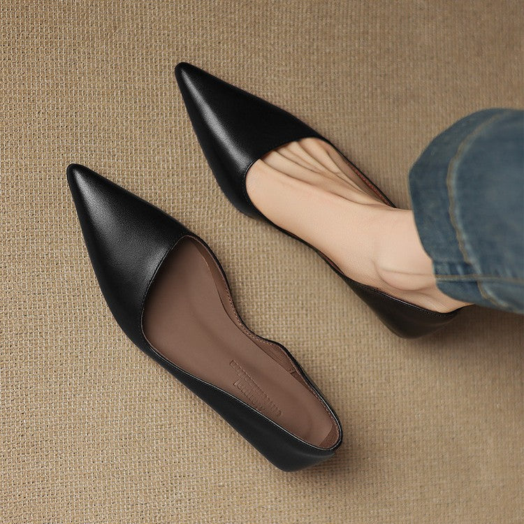 Breathable Faux Leather Pumps for Women – Comfortable Heel, Smooth Lining