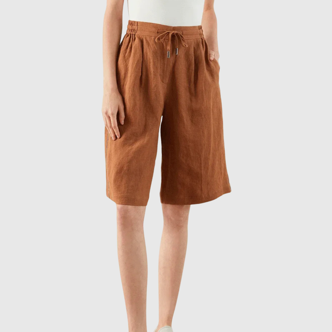 Relaxed Shorts for Women – Warm-Weather Lightweight Feel, Neat Hem