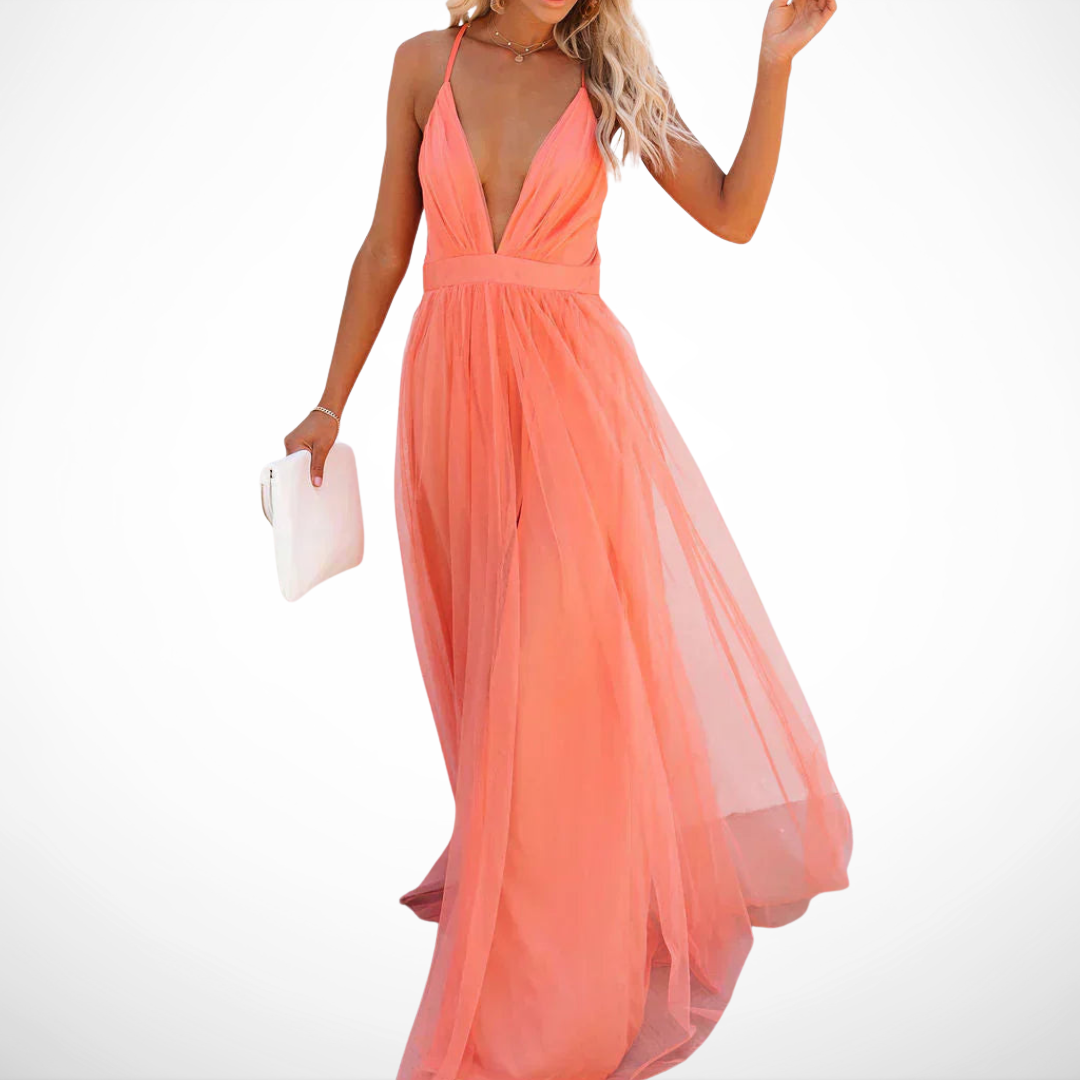 Long Maxi Dress for Women – Easy Walking Movement, Day Into Evening