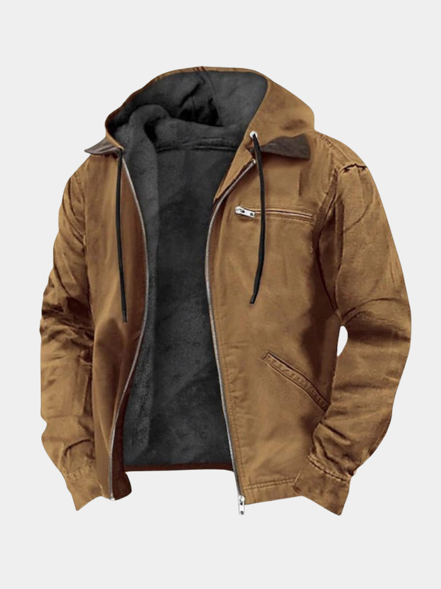 Warm-Lined Jacket for Women – Side Pockets, Clean Front Closure, Soft Shoulders