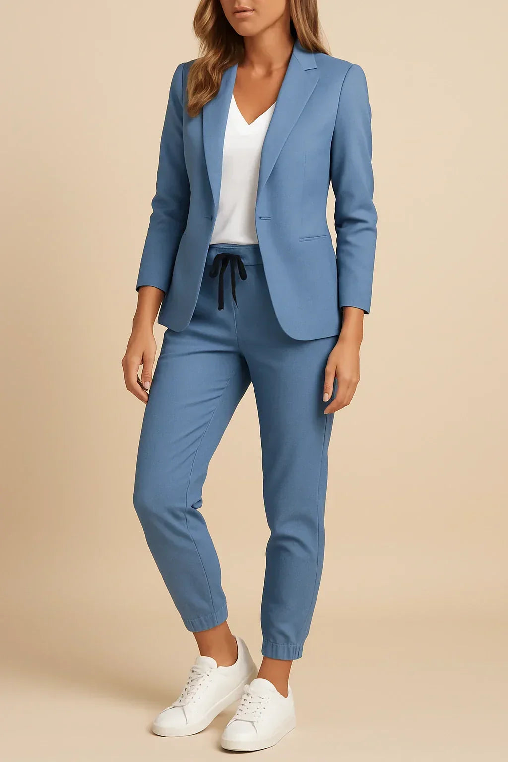 Relaxed Two-Piece Suit Set for Women – Coordinated Pieces, Easy Fit