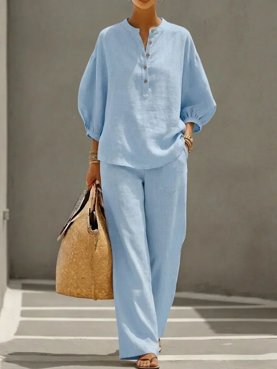 Relaxed Two-Piece Set for Women – Easy Fit, Coordinated and Wearable Separately